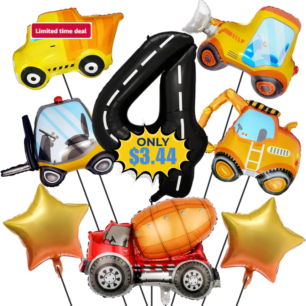 Construction Theme Birthday Party Decorations: Save 50%