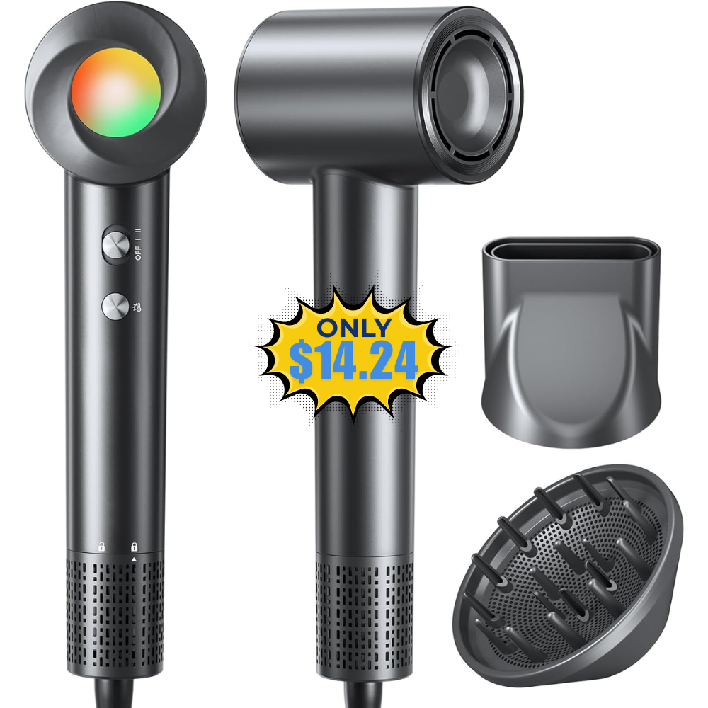 160000 RPM Ionic Hair Dryer Deal: Save 29%