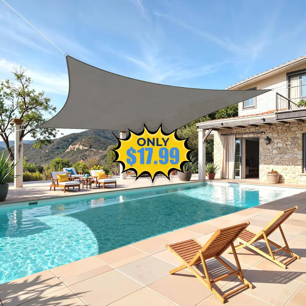 Rectangle Sun Shade Sail Deal: Save 40%