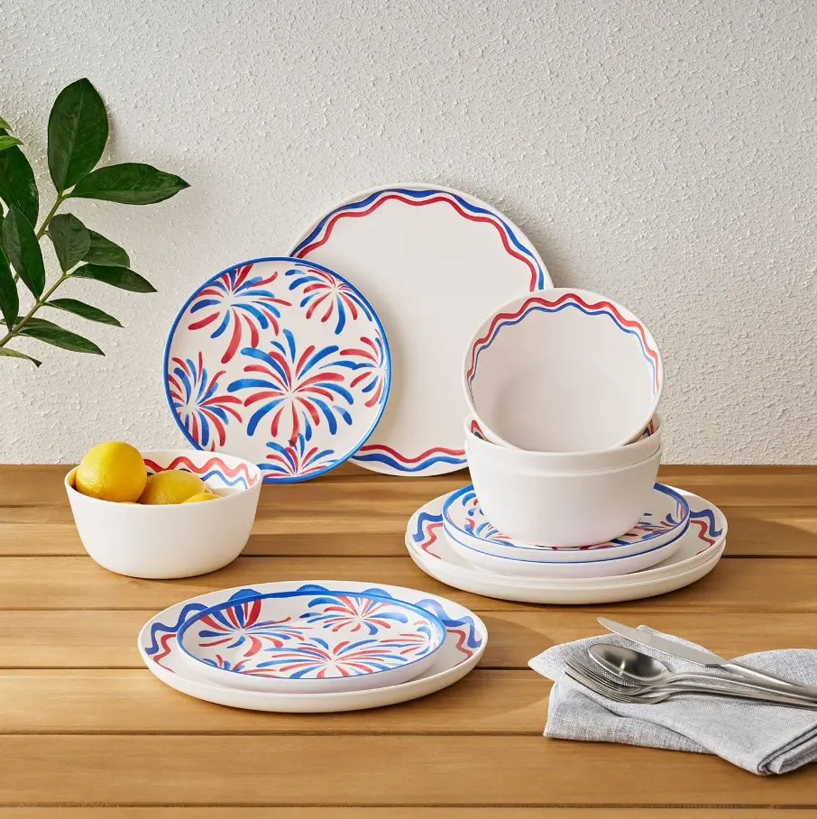 Member’s Mark 12-Piece Bamboo Melamine Dinnerware Set Deal at Sam’s Club: Save $