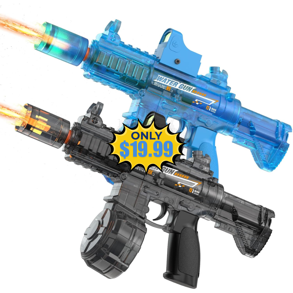 2 Pack Electric Water Gun Deal: Save 20%