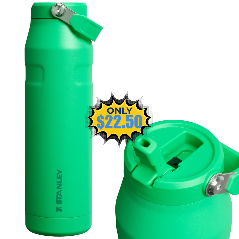 Stanley IceFlow Flip Straw Bottle 36 oz Deal: Save 50%