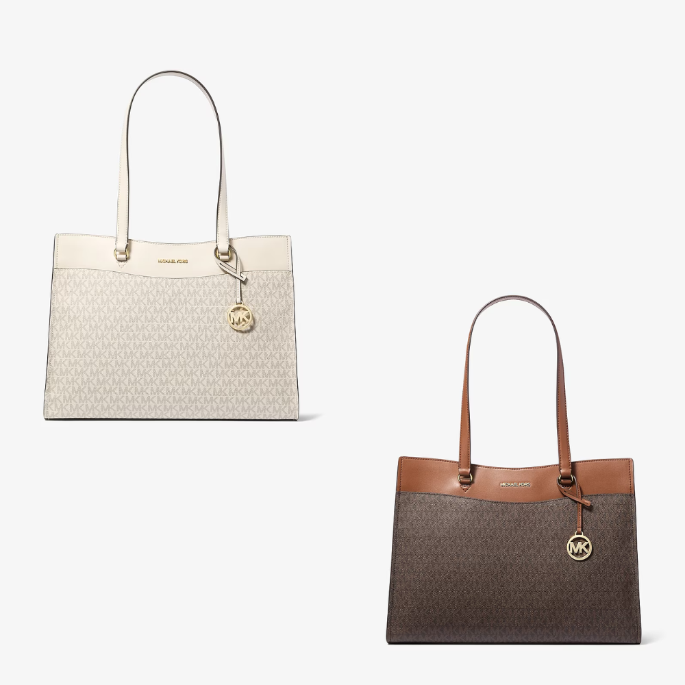 Jet Set Large Signature Logo Tote Bag Deal at Michael Kors: Save $426.80