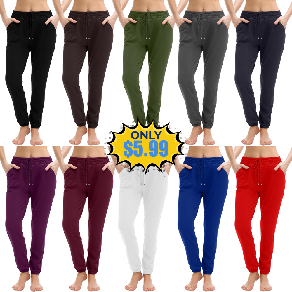 Walifrey Womens Joggers with Pockets Deal