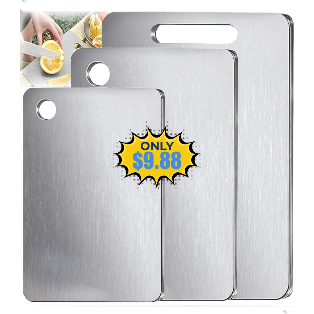 100% Pure Titanium Cutting Board Set of 3: Save 23%
