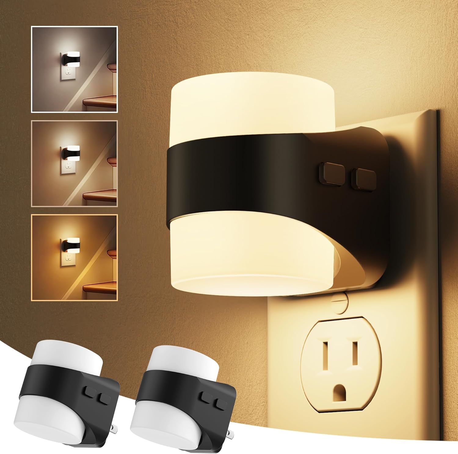 L LOHAS LED Night Lights Plug Only $8.49 (Reg. $15.99) at Amazon