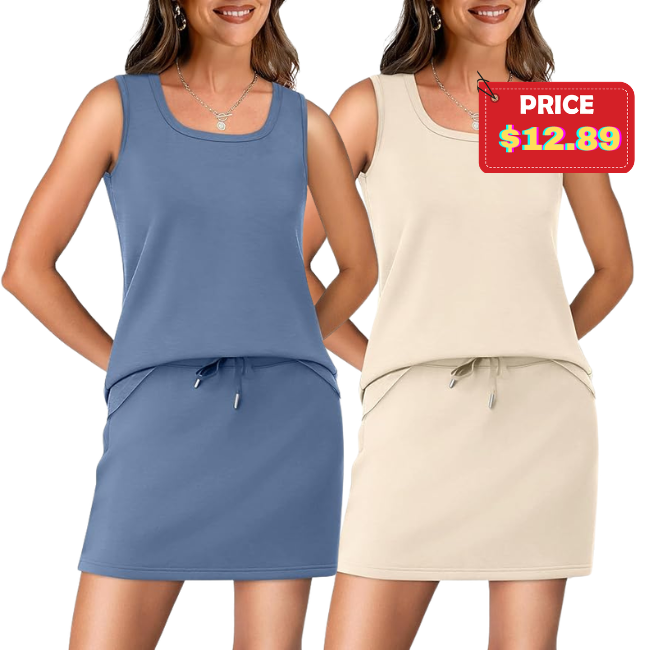 Two Piece Skirt Sets Deal: Save with Clip Coupon