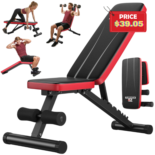 Adjustable Weight Bench Deal: Save 40%