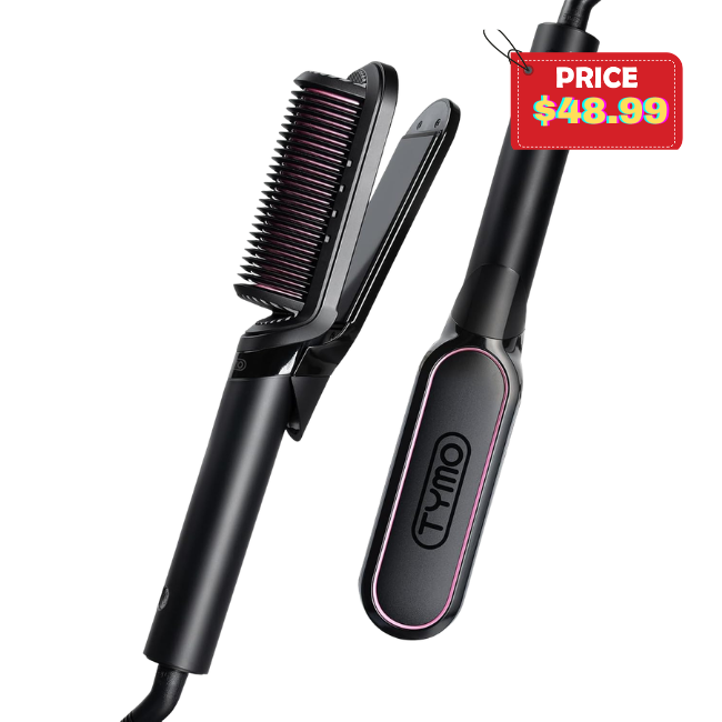 Flat Iron Hair Straightener Brush Deal: Save 30%