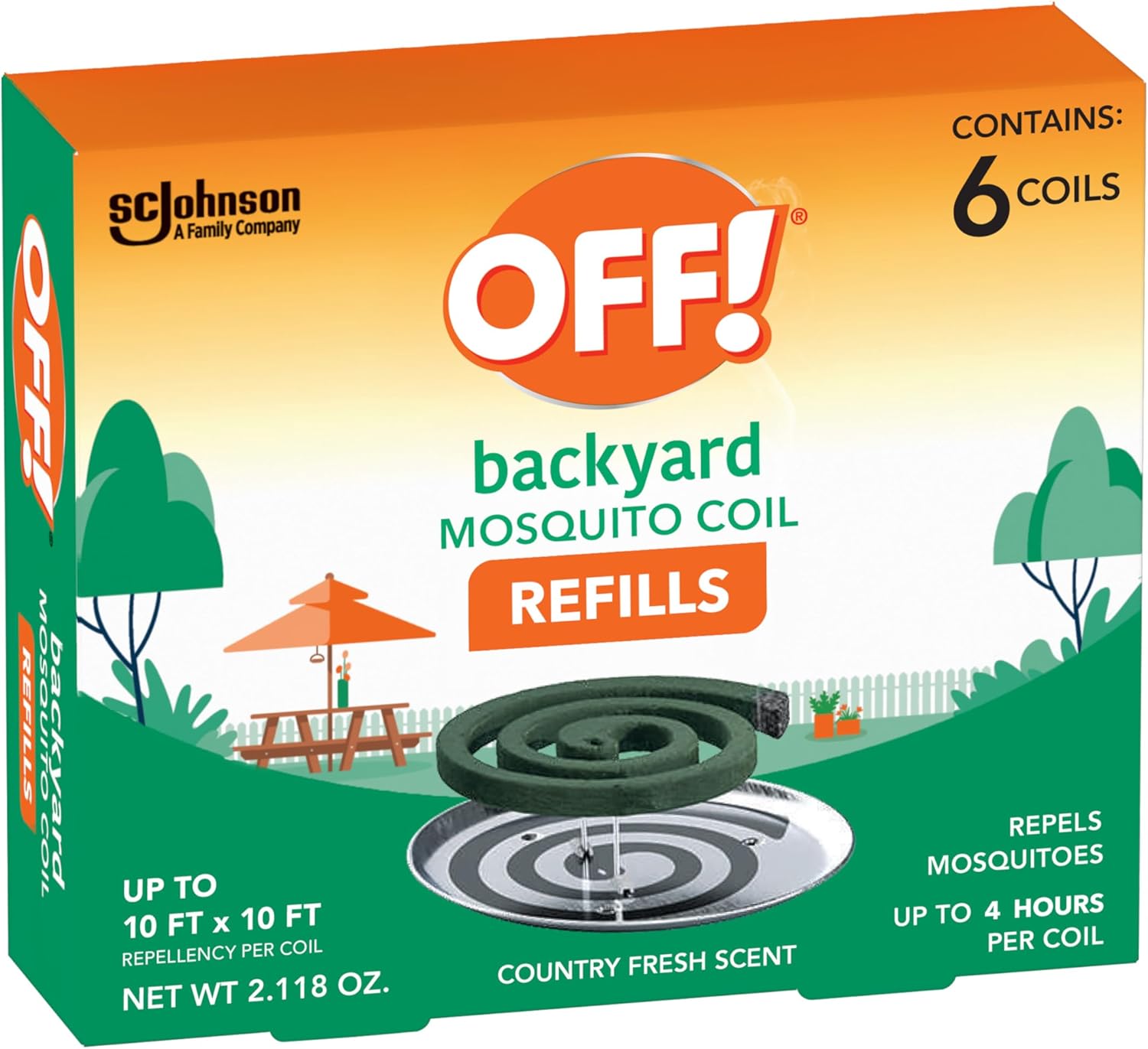 OFF Mosquito Repellent Coil Refills 6-Pack Deal