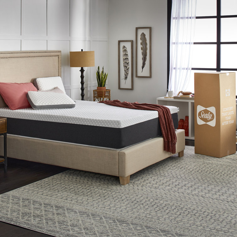 Sealy Cool 12″ Medium Memory Foam Mattress at Wayfair