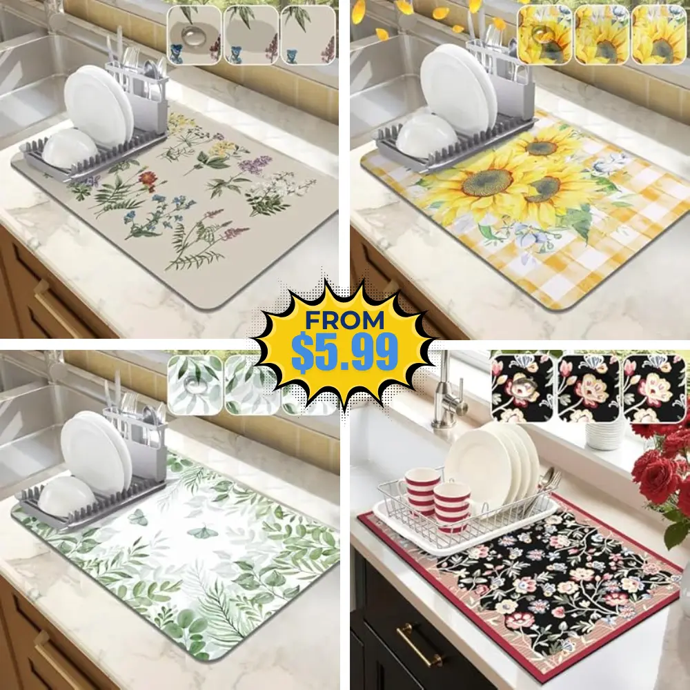 Dish Drying Mat 12×20 Deal: Save with Promo Code