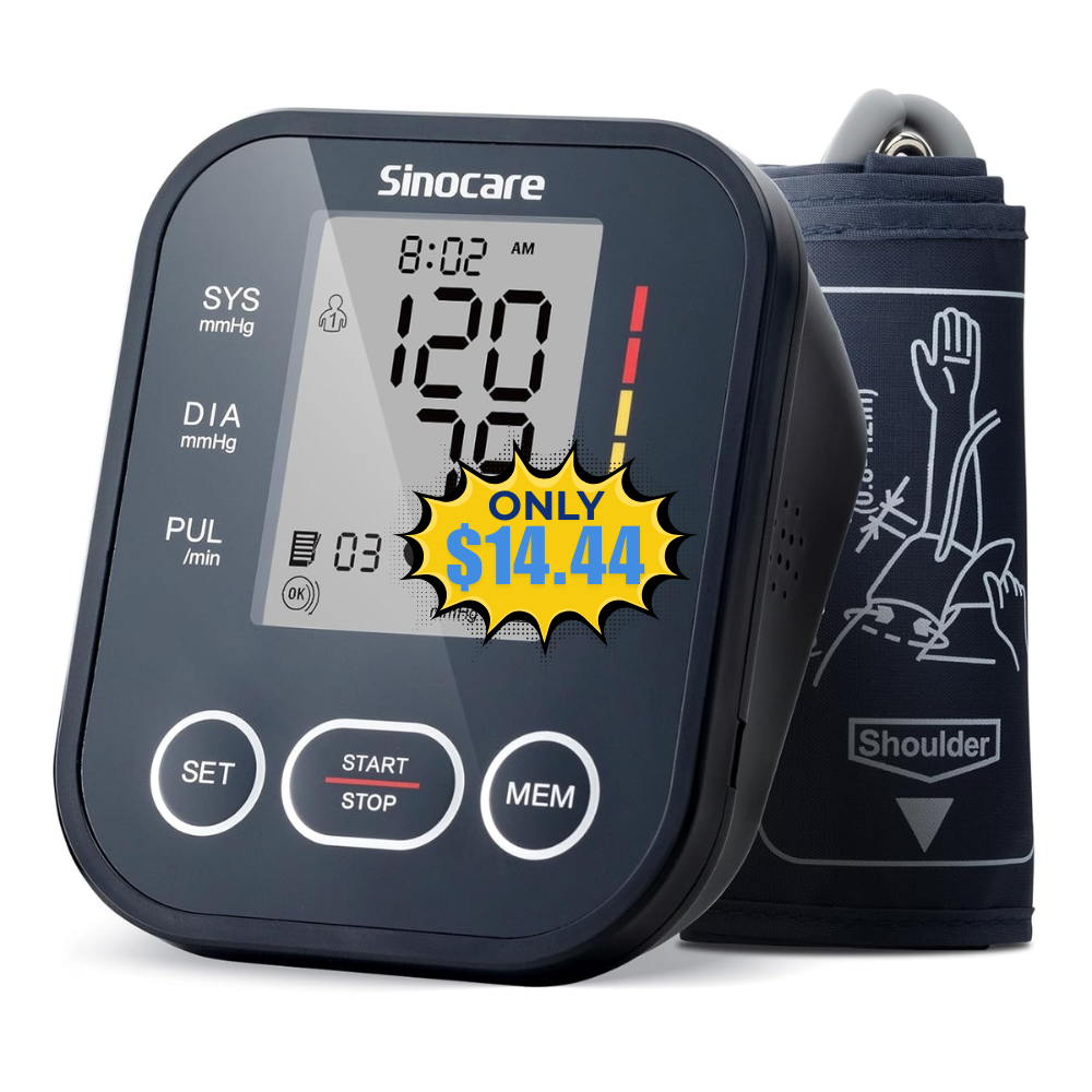 Sinocare Blood Pressure Monitor Deal: Save $2.55
