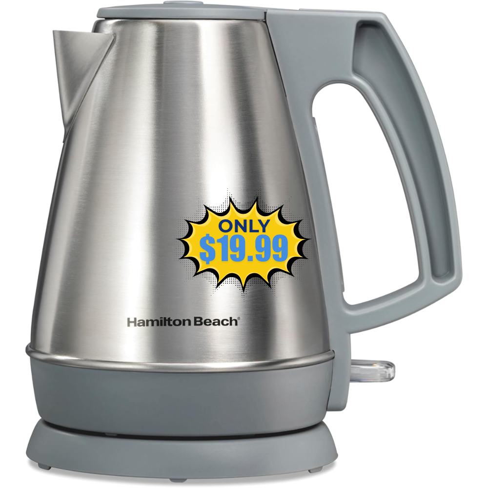Hamilton Beach 1 Liter Electric Kettle Deal: Save 29%