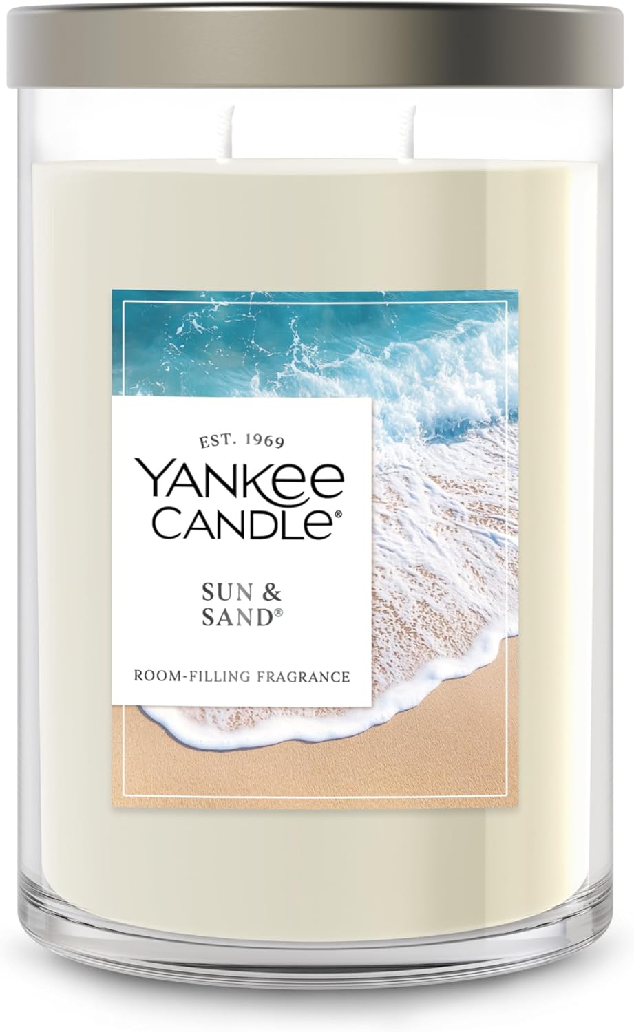 Yankee Candle Large Tumbler Scented Candle in Sun & Sand fragrance on Amazon
