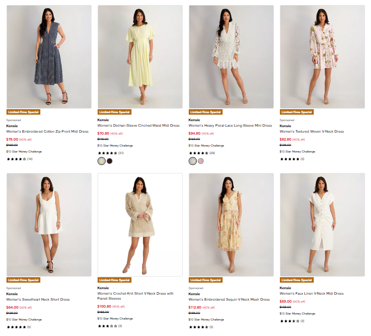 Kensie Women’s Dresses Sale at Macy’s: Save Big!