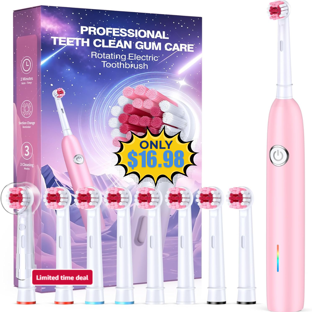 Rotating Electric Toothbrush Deal: Save 15%