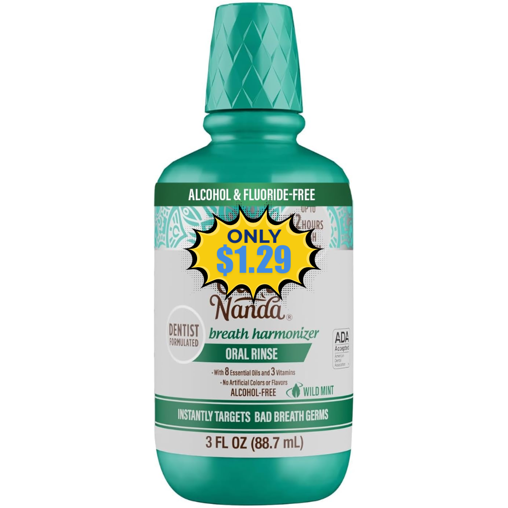 GuruNanda Fresh Breath Travel Mouthwash Deal
