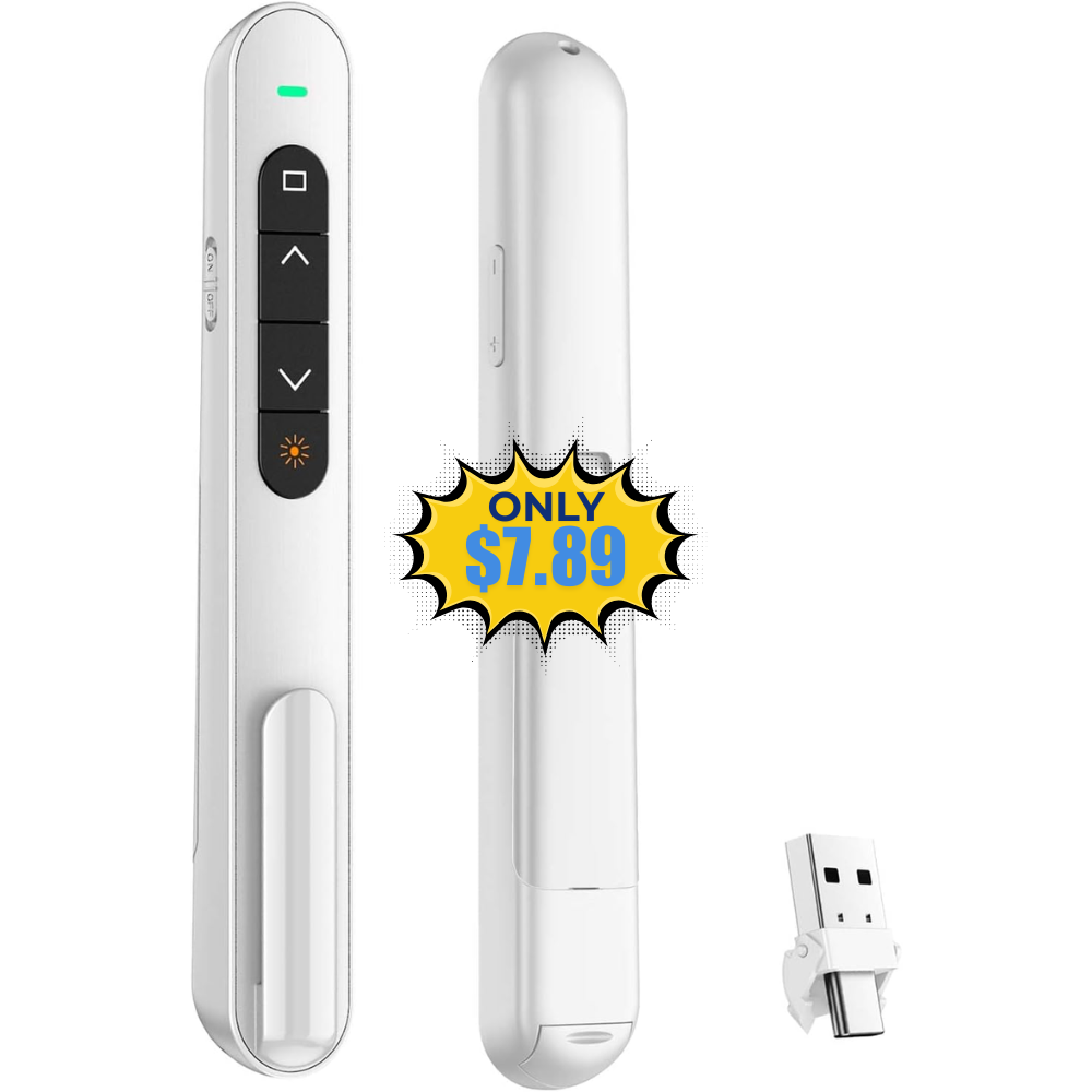 USB C Wireless Presenter Remote Promo: Save $2