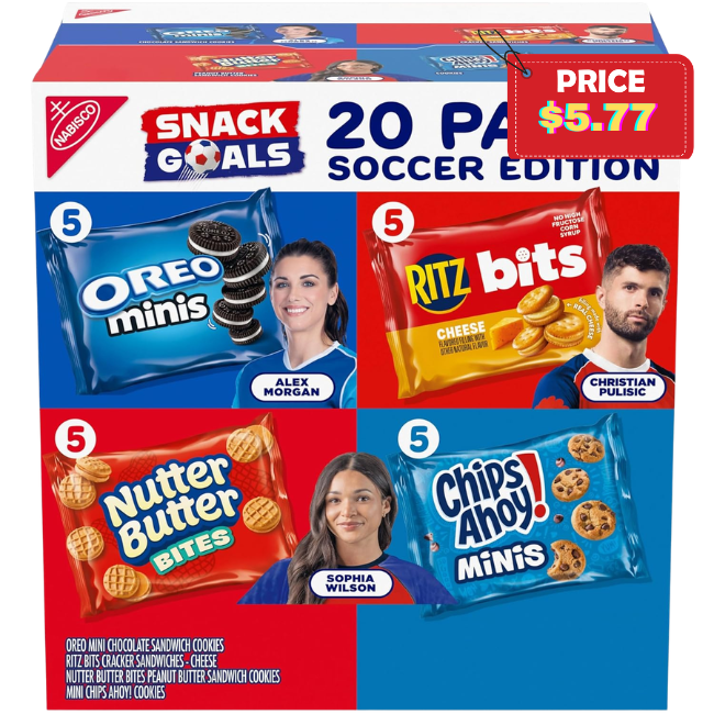 Snacks Variety Pack Deal: Save 40% with Coupon at Store