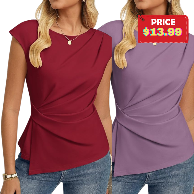 Casual Peplum Top Deal: Save 50%