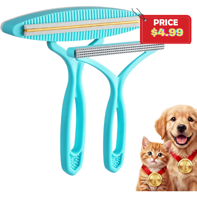 2 Pack Set Pet Hair Removal Tool Deal: Save 50%