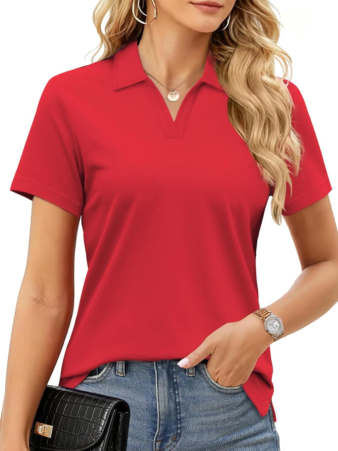 SMENG Women’s Polo Shirts Only $24.98 at Amazon