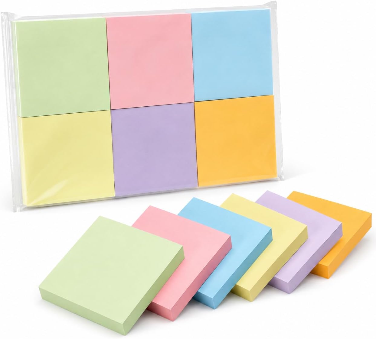ZRHI Sticky Notes for Office School Home, 6 Pads 100 Sheets deal at Amazon