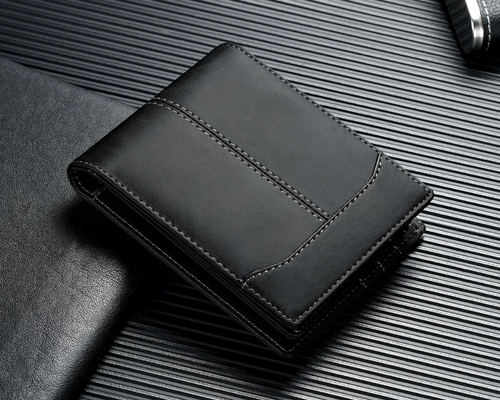 Leather RFID Minimalist Bifold Wallet Deal