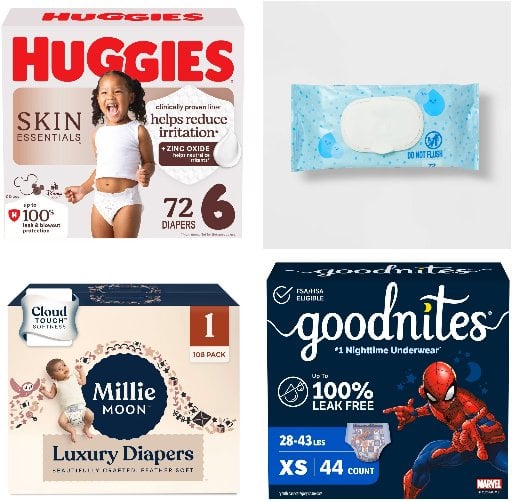Target Daily Pick: Select Diapers Only $20 (Reg. $80) at Target