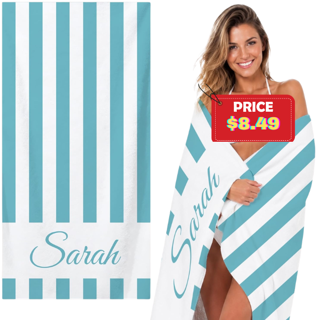 Custom Beach Towel Deal: Save 40%