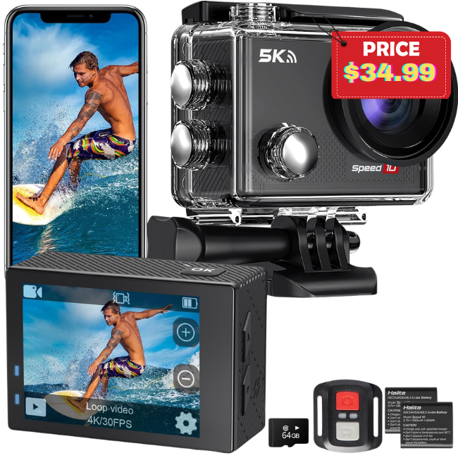 Action Camera Deal: Save 50%