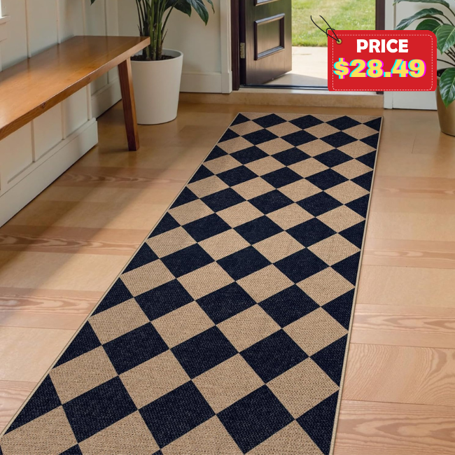 Checkered Carpet Runners Deal: Save 50%