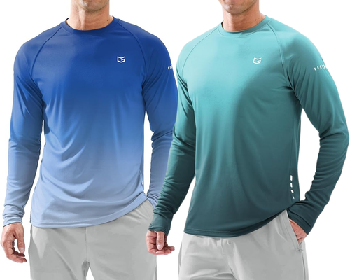 Men’s Sun Protection Long Sleeve UPF 50+ Shirts Deal
