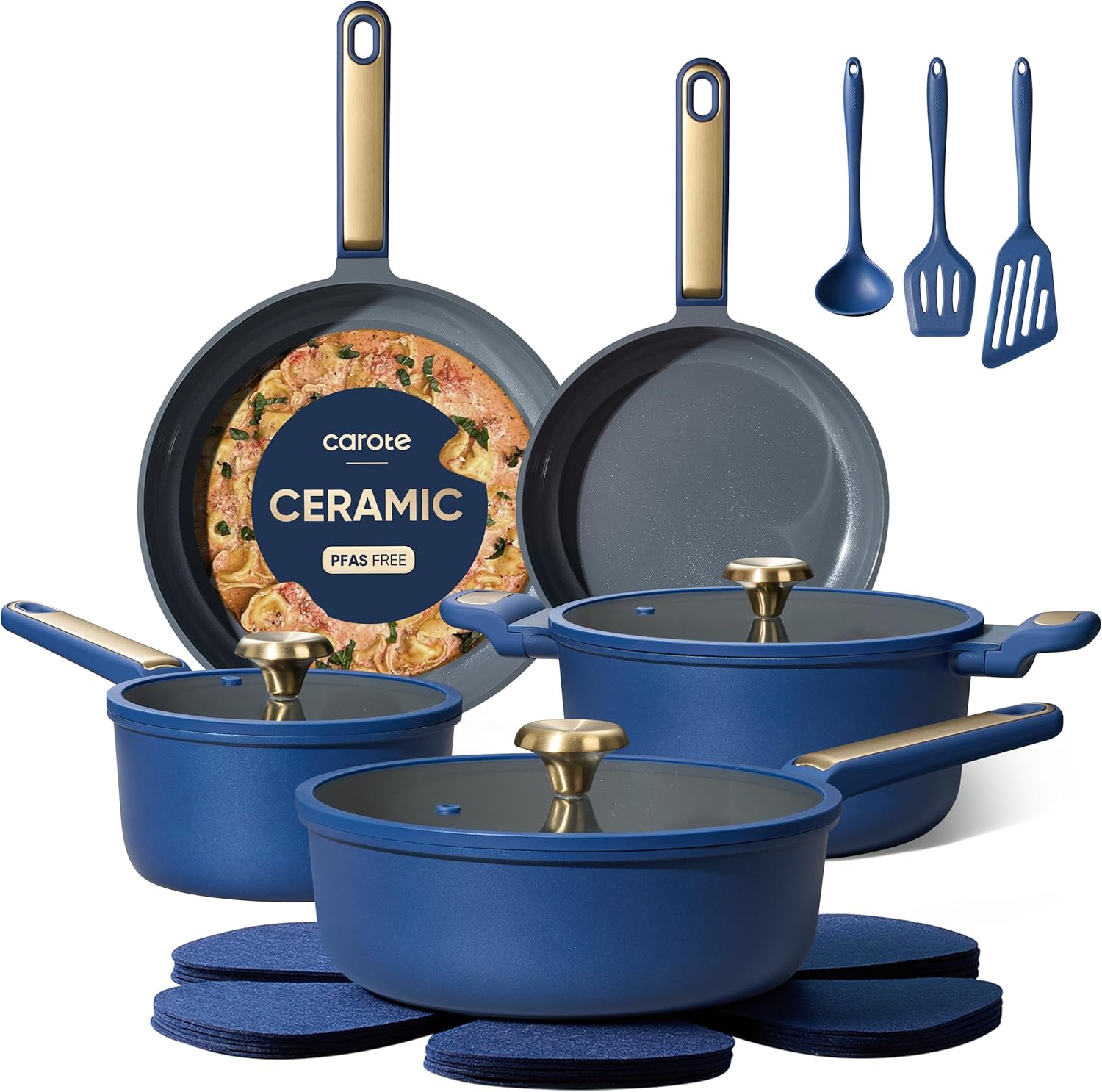 Carote 16-Piece Cookware Set Only $49.99 (Reg. $79.99) at Amazon