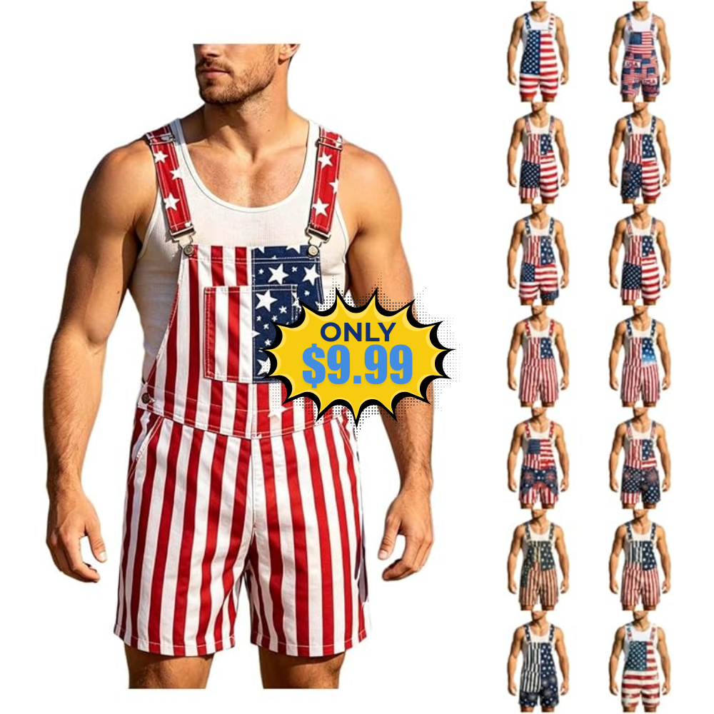Patriotic Romper Shorts Promo: Use F8LKKOTX