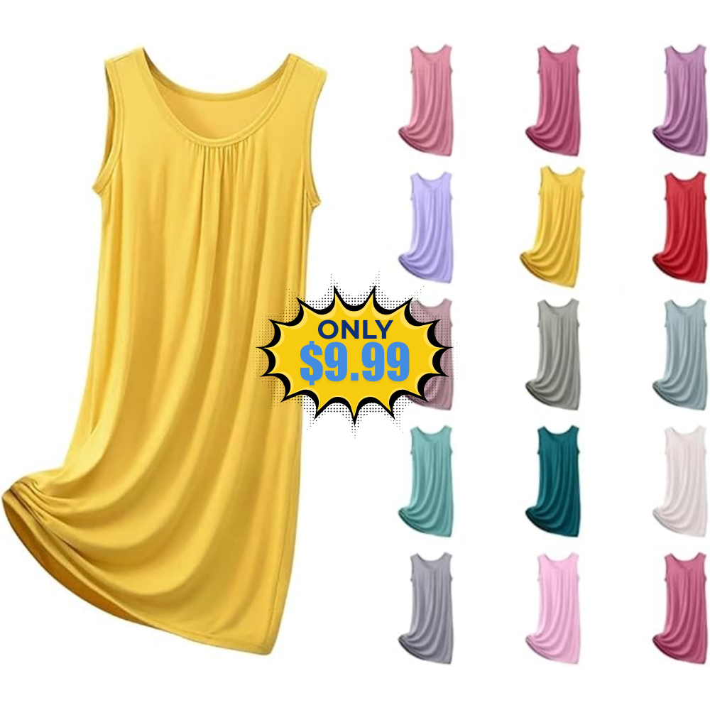 Sleeveless Nightgowns for Women Promo: Save with Code LUSM4EKB