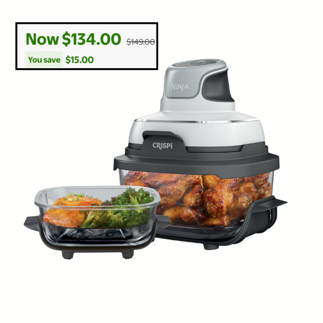 Glass Air Fryer Deal at Walmart: Save $15
