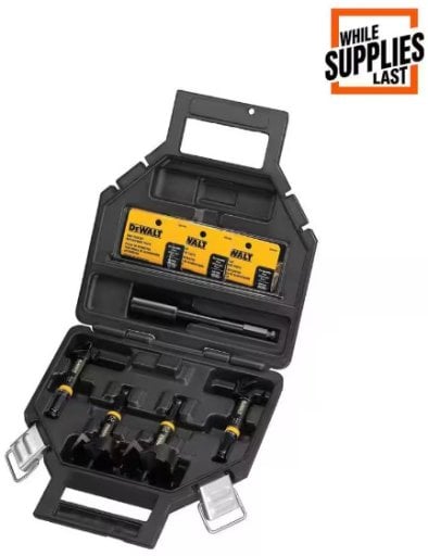 DEWALT 5-Piece Self-Feed Kit Only $47 (Reg. $94.60) at Home Depot