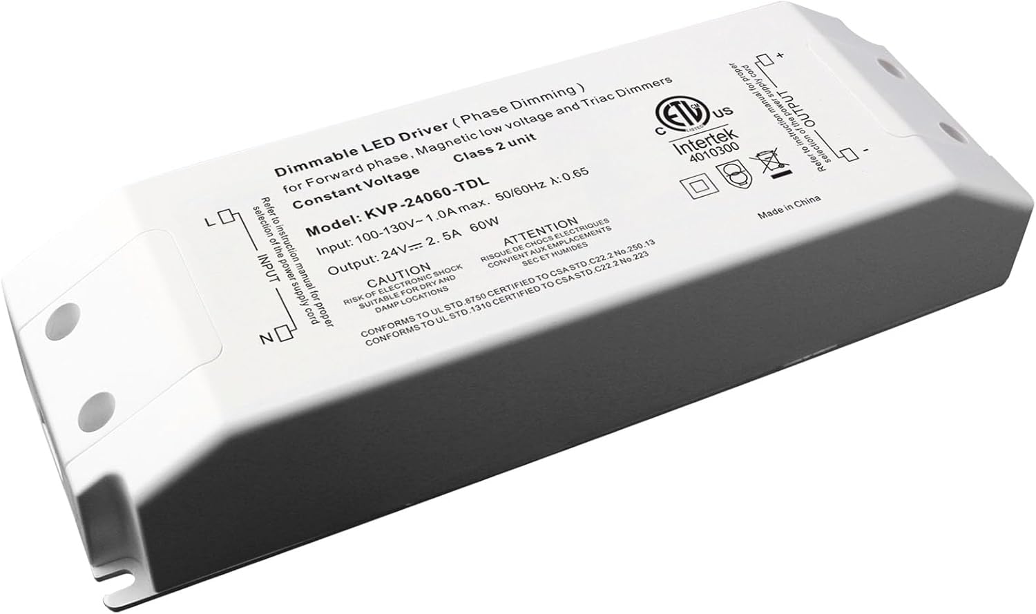 Hanbaak 60W Triac Dimmable LED Driver on Amazon