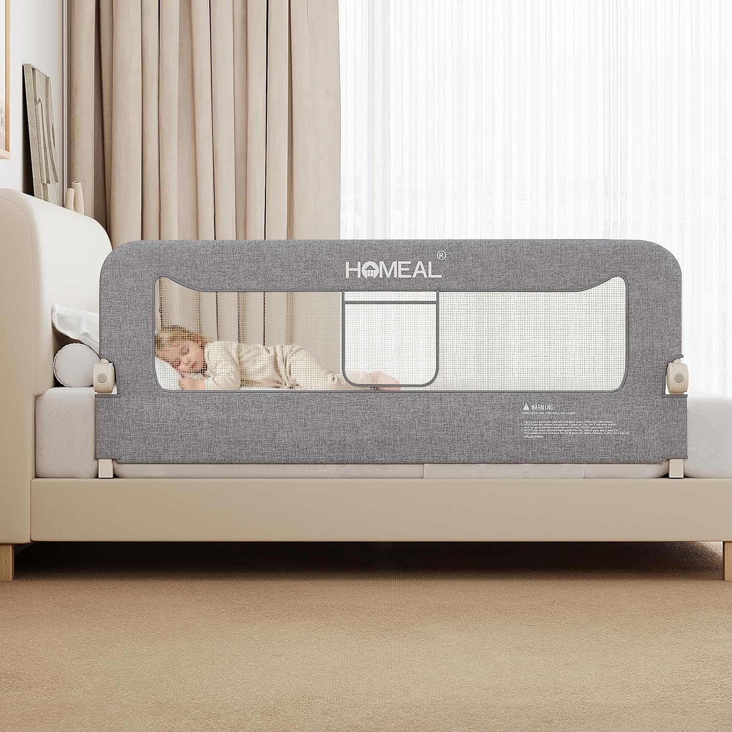 HOMEAL Bed Rail for Toddlers Just $45.99 on Amazon
