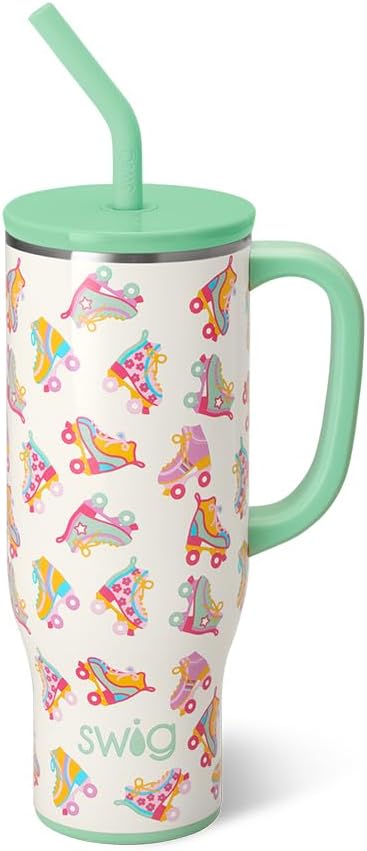 Swig Life 30oz Mega Mug, 30 oz Tumbler with Handle and Straw deal at Amazon