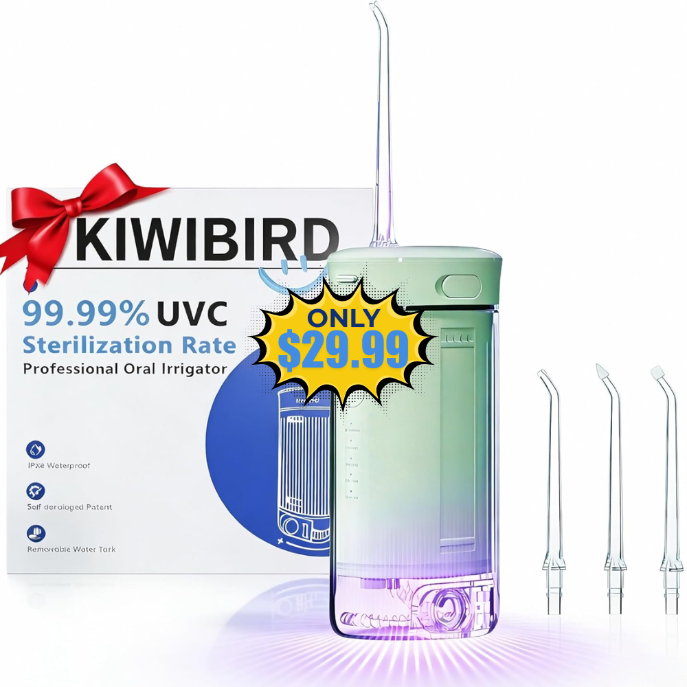 KIWIBIRD Mini Water Flosser Deal: Save 25%