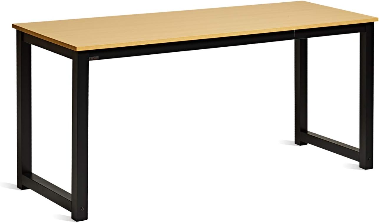 Decoholic 63-Inch Oak Computer Desk for Home Office at Amazon