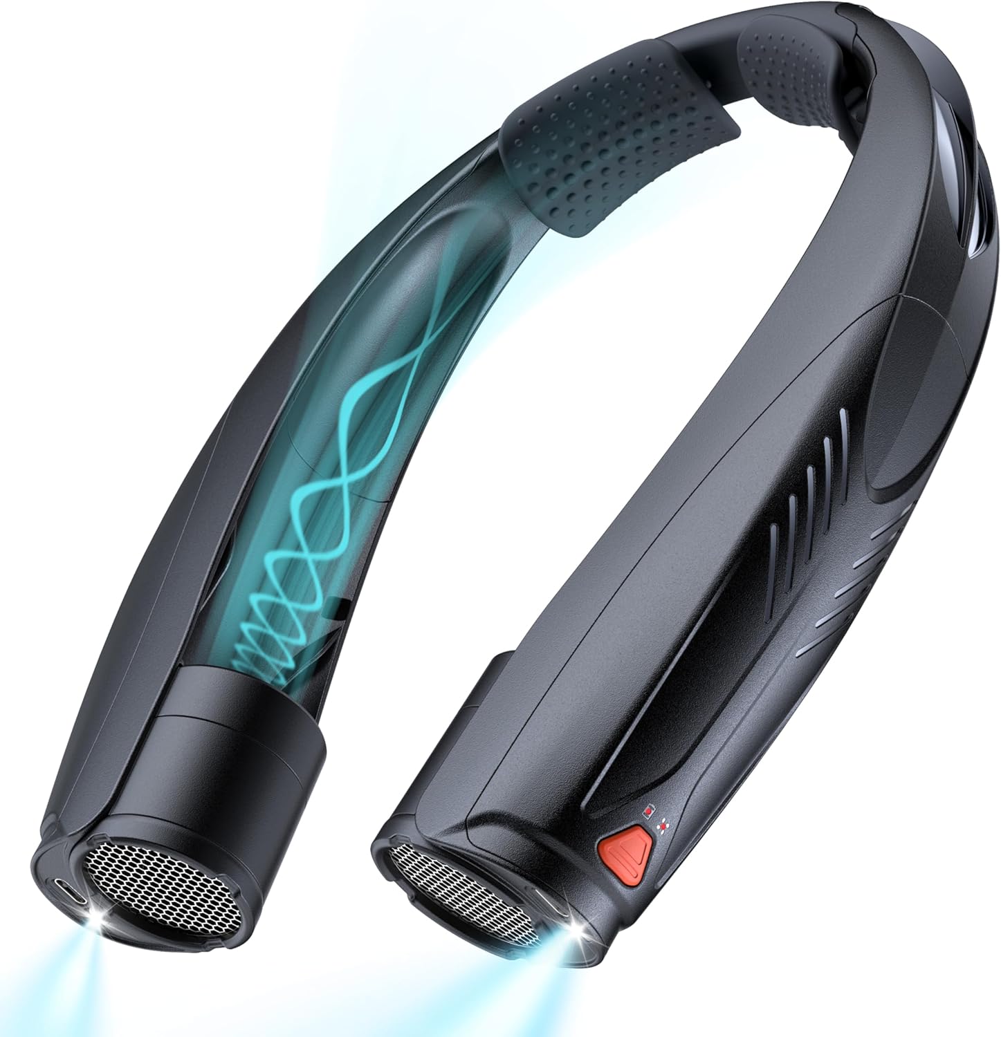 Funaudio Portable Neck Fan on Amazon with 6000mAh battery and LED light