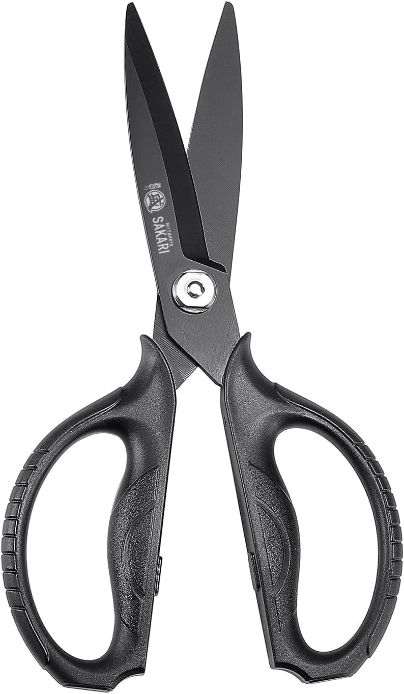 MITSUMOTO SAKARI Japanese Kitchen Scissors, Heavy Duty Poult deal at Amazon