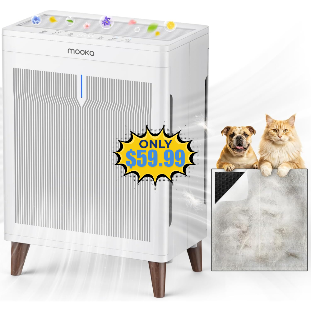 MOOKA Air Purifiers Promo: Save with 6XCU5Z4U