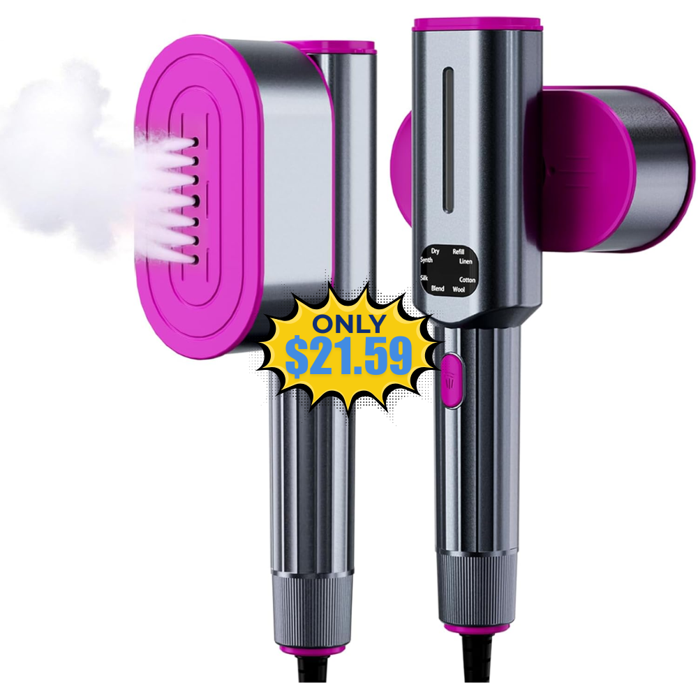 Portable Travel Steamer for Clothes Deal: Save $5.40