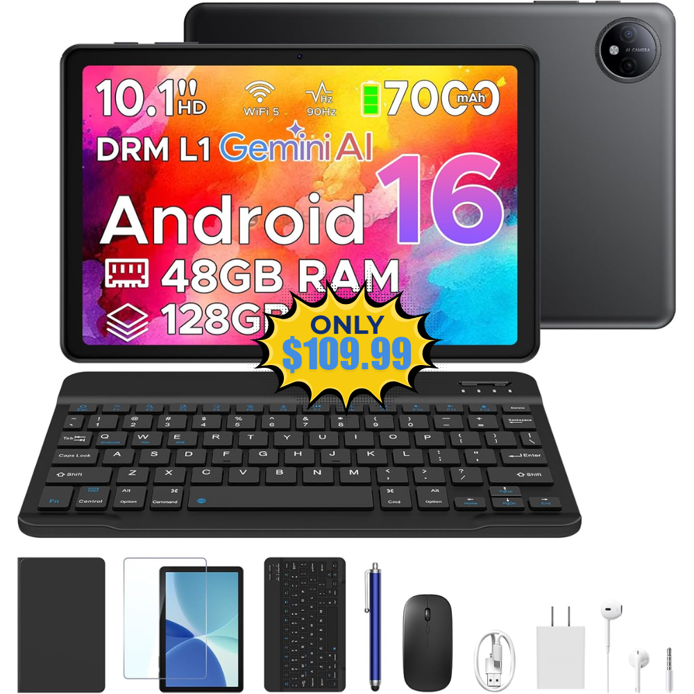 Android 16 Tablet with Gemini AI Deal: Save $80