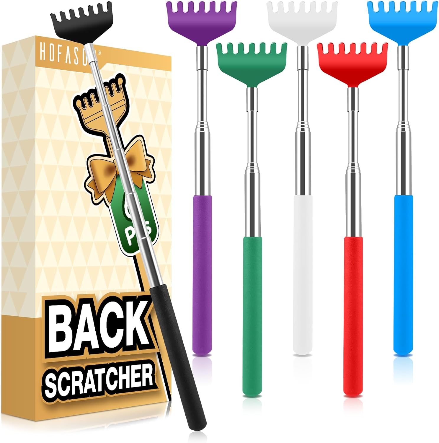 6-Pack Back Scratcher Father's Day Gift Set on Amazon sale page